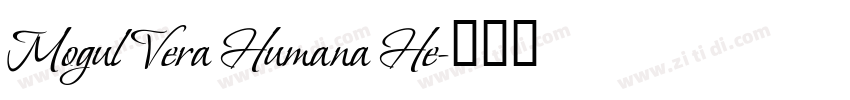 Mogul Vera Humana He字体转换
